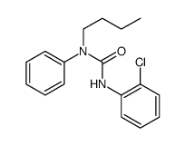 Urea, N-butyl-N'-(2-chlorophenyl)-N-phenyl Structure
