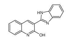 3-(1H-Benzimidazol-2-yl)-2(1H)-quinolinone结构式