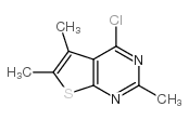 4-氯-2,5,6-三甲基噻吩并[2,3-D]嘧啶结构式