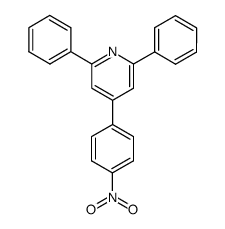 4-(4-硝基苯基)-2,6-二苯基吡啶结构式