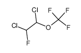 1,2-dichloro-1-fluoro-2-(trifluoromethoxy)ethane结构式
