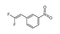 1,1-difluoro-2-(3-nitrophenyl)ethene结构式