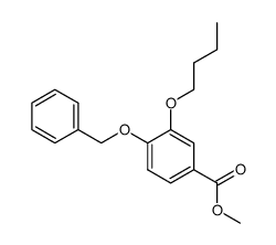 methyl 4-benzyloxy-3-butoxybenzoate结构式