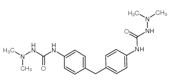 1,1,1',1'-Tetramethyl-4,4'-(methylene-di-p-phenylene)disemicarbazide Structure