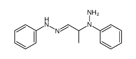 1-phenyl-1-(1-(2-phenylhydrazono)propan-2-yl)hydrazine结构式