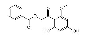 2-benzoyloxy-1-(2,4-dihydroxy-6-methoxy-phenyl)-ethanone Structure