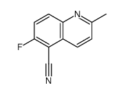 6-fluoro-2-methylquinoline-5-carbonitrile结构式