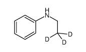 n-ethyl-2,2,2-d3-aniline结构式