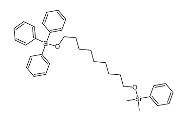 1-[dimethyl(phenyl)silyloxy]-9-(triphenylsilyloxy)nonane Structure