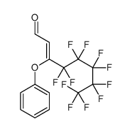 4,4,5,5,6,6,7,7,8,8,8-undecafluoro-3-phenoxyoct-2-enal Structure