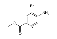Methyl 5-Amino-4-Bromopicolinate Structure