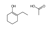 acetic acid,2-ethylcyclohexen-1-ol结构式