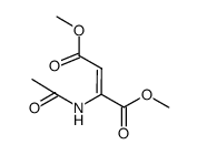 (Z)-N-Acetyl-α,β-didehydroasparaginsaeure-dimethylester Structure