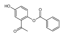 (2-acetyl-4-hydroxyphenyl) benzoate Structure