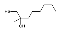 2-methyl-1-sulfanyloctan-2-ol Structure