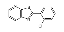 2-(2-chlorophenyl)-[1,3]thiazolo[5,4-b]pyridine结构式