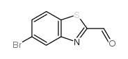 5-溴苯并噻唑-2-甲醛结构式
