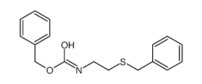 benzyl N-(2-benzylsulfanylethyl)carbamate结构式