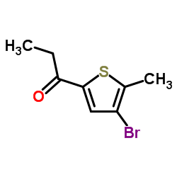 1-(4-Bromo-5-methyl-2-thienyl)-1-propanone Structure