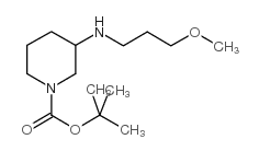 1-BOC-3-(3-METHOXYPROPYLAMINO)PIPERIDINE Structure