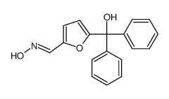 [5-(hydroxyiminomethyl)furan-2-yl]-diphenylmethanol结构式