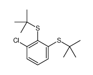 1,2-bis(tert-butylsulfanyl)-3-chlorobenzene Structure