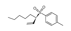 1-methyl-4-(oct-1-en-3-ylsulfonyl)benzene Structure