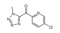 (5-chloropyridin-2-yl)-(1-methyltetrazol-5-yl)methanone Structure
