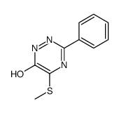 5-methylsulfanyl-3-phenyl-1H-1,2,4-triazin-6-one Structure