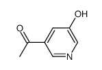 1-(5-羟基吡啶-3-基)乙酮结构式