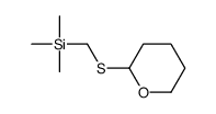 trimethyl(oxan-2-ylsulfanylmethyl)silane结构式
