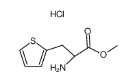3-(2-thienyl)-D,L-alanine methyl ester hydrochloride结构式