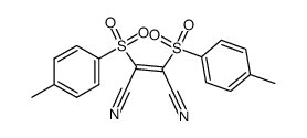 1,2-Bis-(p-toluolsulfonyl)-1,2-dicyan-aethen结构式