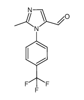 2-methyl-1-(4-(trifluoromethyl)phenyl)-1H-imidazole-5-carbaldehyde Structure