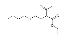 2-(2-butoxy-ethyl)-acetoacetic acid ethyl ester Structure