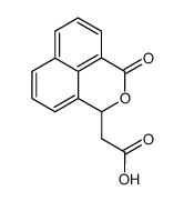 3-Oxo-1H,3H-naphtho<1,8-cd>pyran-1-essigsaeure结构式