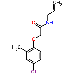 N-Allyl-2-(4-chloro-2-methylphenoxy)acetamide Structure
