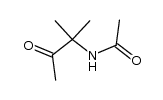 N(dimethyl-1,1 oxo-2 propyl) acetamide结构式