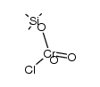 dioxochloro(trimethylsiloxy)chromate(VI)结构式