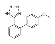 5-(4'-methoxy-biphenyl-2-yl)-1H-tetrazole结构式
