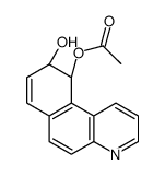 [(9S,10S)-9-hydroxy-9,10-dihydrobenzo[f]quinolin-10-yl] acetate Structure
