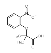 2-甲基-2-(2-硝基苯氧基)丙酸结构式