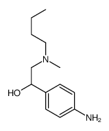 1-(4-aminophenyl)-2-[butyl(methyl)amino]ethanol结构式
