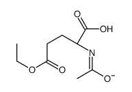(2S)-2-acetamido-5-ethoxy-5-oxopentanoate Structure