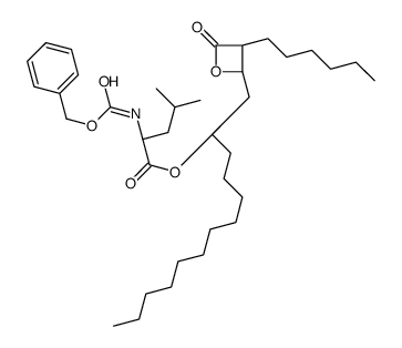 N-Deformyl-N-benzyloxycarbonyl Orlistat Structure
