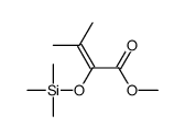 methyl 3-methyl-2-trimethylsilyloxybut-2-enoate结构式
