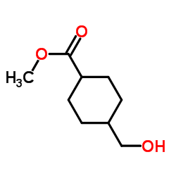 反式-4-(羟基甲基)环己烷羧酸甲酯结构式
