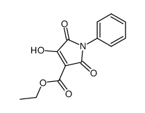 2-Ethoxycarbonyl-3-hydroxy-N-phenyl-maleinimid结构式