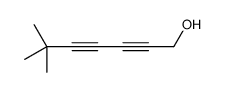 6,6-dimethylhepta-2,4-diyn-1-ol Structure