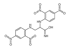 2,3-bis(2,4-dinitroanilino)propanamide Structure